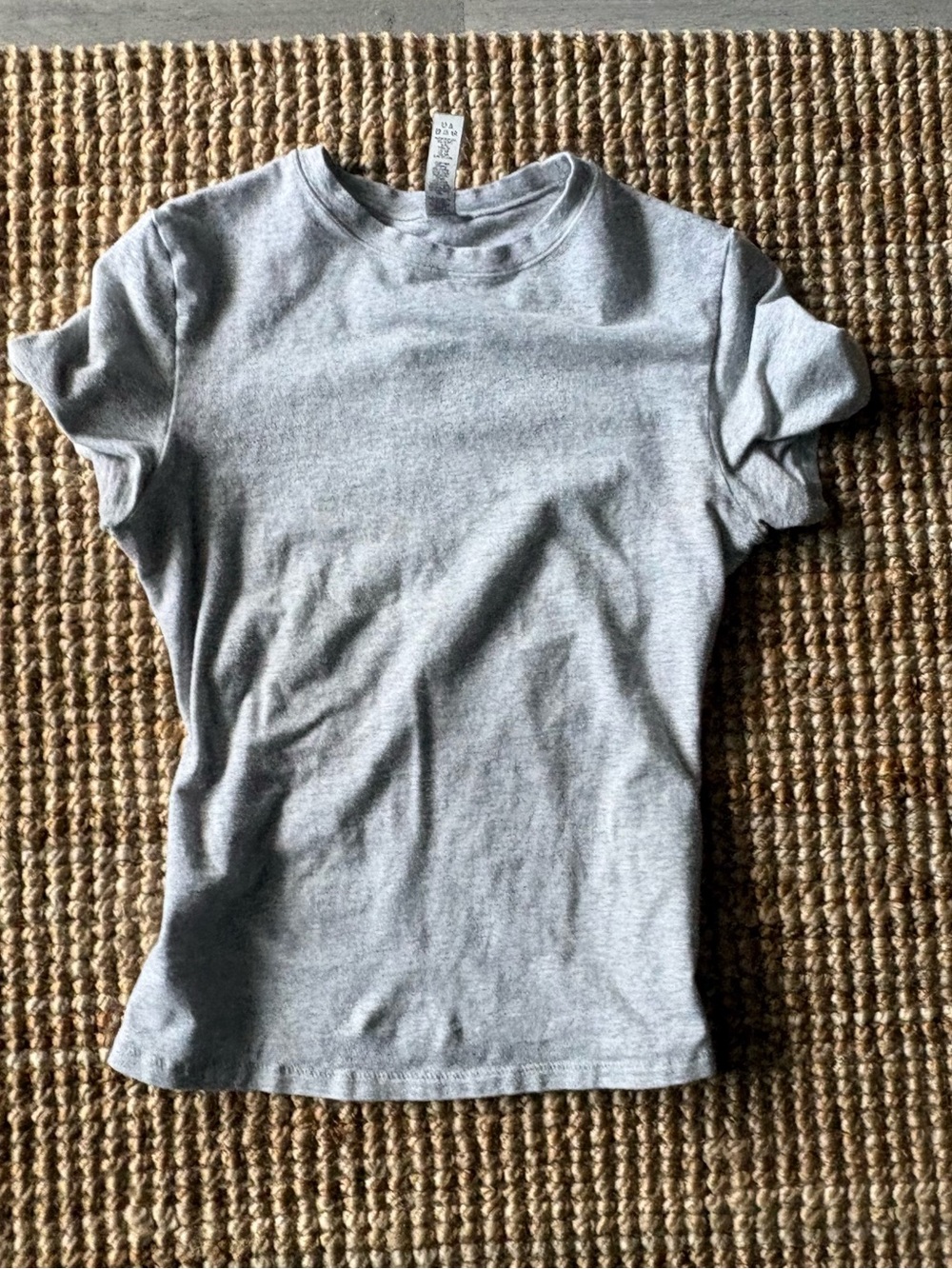 skims grey cotton jersey t-shirt